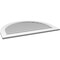 Ekena Millwork Round Top Surface Mount PVC Gable Vent: Non-Functional, w/ 3-1/2"W x 1"P Standard Frame, 42"W x 30"H GVPRT42X3001SN - alternate 3